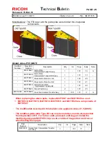 Предварительный просмотр 252 страницы Ricoh pro c901 Technical Bulletin