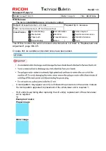 Предварительный просмотр 307 страницы Ricoh pro c901 Technical Bulletin