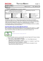 Предварительный просмотр 317 страницы Ricoh pro c901 Technical Bulletin