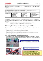 Предварительный просмотр 328 страницы Ricoh pro c901 Technical Bulletin