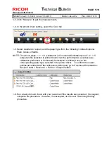 Предварительный просмотр 350 страницы Ricoh pro c901 Technical Bulletin