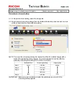 Предварительный просмотр 351 страницы Ricoh pro c901 Technical Bulletin