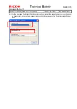 Предварительный просмотр 354 страницы Ricoh pro c901 Technical Bulletin