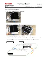 Предварительный просмотр 410 страницы Ricoh pro c901 Technical Bulletin