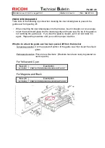 Предварительный просмотр 450 страницы Ricoh pro c901 Technical Bulletin