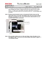 Предварительный просмотр 484 страницы Ricoh pro c901 Technical Bulletin