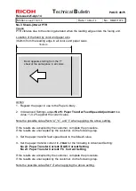 Предварительный просмотр 498 страницы Ricoh pro c901 Technical Bulletin