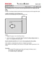 Предварительный просмотр 500 страницы Ricoh pro c901 Technical Bulletin