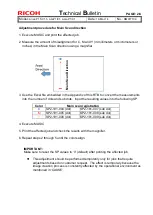 Предварительный просмотр 530 страницы Ricoh pro c901 Technical Bulletin