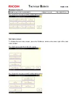 Предварительный просмотр 550 страницы Ricoh pro c901 Technical Bulletin