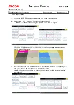 Предварительный просмотр 558 страницы Ricoh pro c901 Technical Bulletin