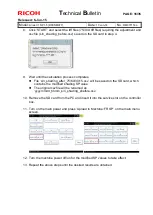 Предварительный просмотр 560 страницы Ricoh pro c901 Technical Bulletin