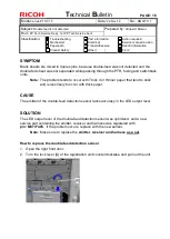 Предварительный просмотр 584 страницы Ricoh pro c901 Technical Bulletin