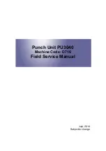 Ricoh PU3040 Field Service Manual preview