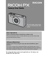 Ricoh PX User Manual preview