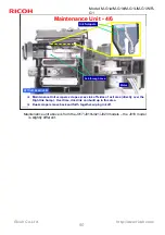 Предварительный просмотр 90 страницы Ricoh R-G1 Service Training