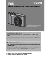 Ricoh R8 Mode D'Emploi preview