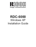 Ricoh RDC-6000 Installation Manual preview