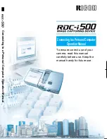 Preview for 1 page of Ricoh RDC-i500 Operation Manual