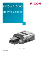 Preview for 1 page of Ricoh Ri 2000 How To Update Firmware