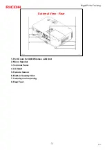 Preview for 14 page of Ricoh Rigel-PJ1nw Y016 Service Training