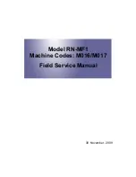 Ricoh RN-MF1 Service Manual preview