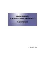 Предварительный просмотр 139 страницы Ricoh RN-MF1 Service Manual