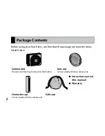 Preview for 2 page of Ricoh S10 24-72mm F2.5-4.4 VC Instruction Manual