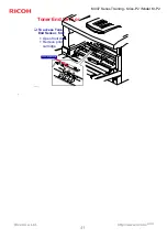 Предварительный просмотр 41 страницы Ricoh Savin MLP235n Training