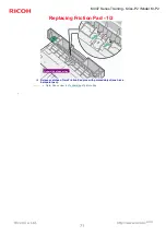 Предварительный просмотр 71 страницы Ricoh Savin MLP235n Training