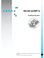 Preview for 341 page of Ricoh SCRIPT2 Setup Manual