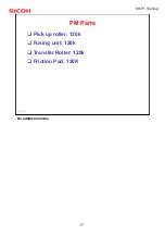 Предварительный просмотр 26 страницы Ricoh SH-P1 Series Training