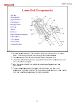 Предварительный просмотр 61 страницы Ricoh SH-P1 Series Training