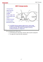 Предварительный просмотр 67 страницы Ricoh SH-P1 Series Training