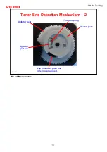 Предварительный просмотр 72 страницы Ricoh SH-P1 Series Training