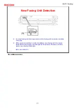 Предварительный просмотр 81 страницы Ricoh SH-P1 Series Training