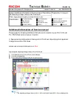 Preview for 72 page of Ricoh Shepherd-Lt Technical Bulletin