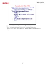 Preview for 44 page of Ricoh Sirius-PJ1 Service Training