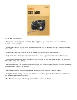 Предварительный просмотр 2 страницы Ricoh SLX 500 Manual