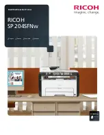 Ricoh SP 204SFNw Brochure & Specs preview