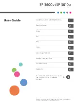 Ricoh SP 3600SF User Manual предпросмотр