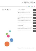Предварительный просмотр 1 страницы Ricoh SP 3710DN User Manual