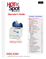 Ricoh SP C420DN-KP - Aficio Color Laser Printer Operation Manual предпросмотр