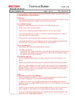 Предварительный просмотр 4 страницы Ricoh Streamline NX Technical Bulletin