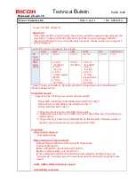 Предварительный просмотр 6 страницы Ricoh Streamline NX Technical Bulletin