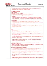 Предварительный просмотр 7 страницы Ricoh Streamline NX Technical Bulletin