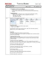 Предварительный просмотр 12 страницы Ricoh Streamline NX Technical Bulletin