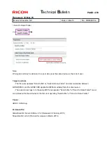 Предварительный просмотр 107 страницы Ricoh Streamline NX Technical Bulletin