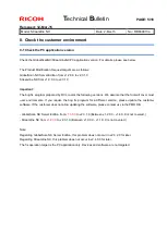 Предварительный просмотр 108 страницы Ricoh Streamline NX Technical Bulletin
