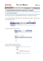 Предварительный просмотр 111 страницы Ricoh Streamline NX Technical Bulletin